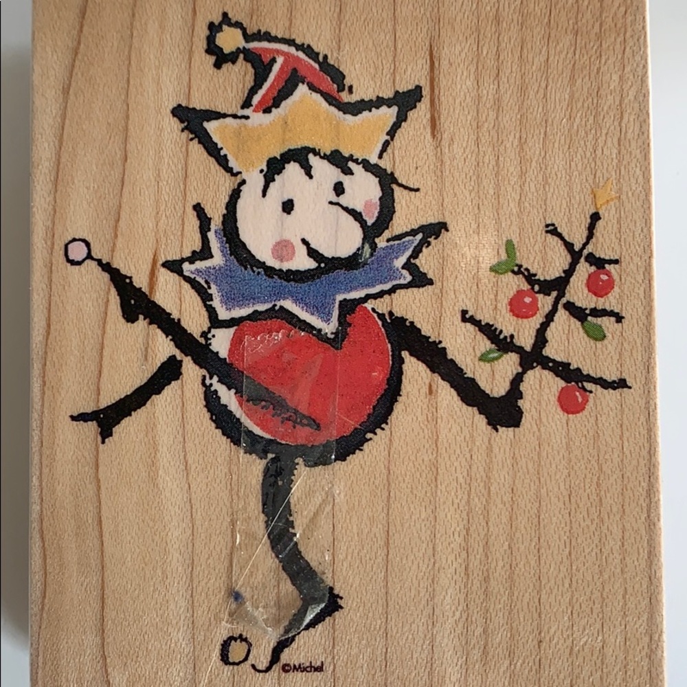 🍀 $10 3/$25! Lot of 3 holiday rubber stamps Stampendous - Picture 8 of 8